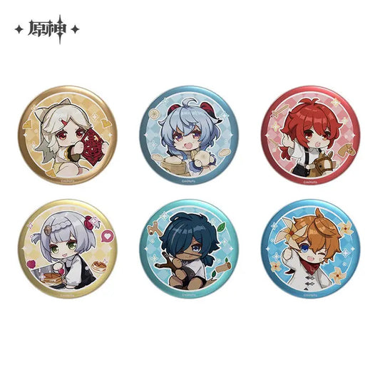 Genshin Impact "Doumu Kichin" Series Deformed Chara Tin Badge