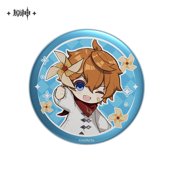 Genshin Impact "Doumu Kichin" Series Deformed Chara Tin Badge