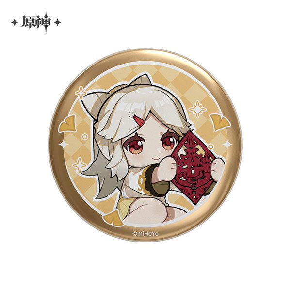 Genshin Impact "Doumu Kichin" Series Deformed Chara Tin Badge