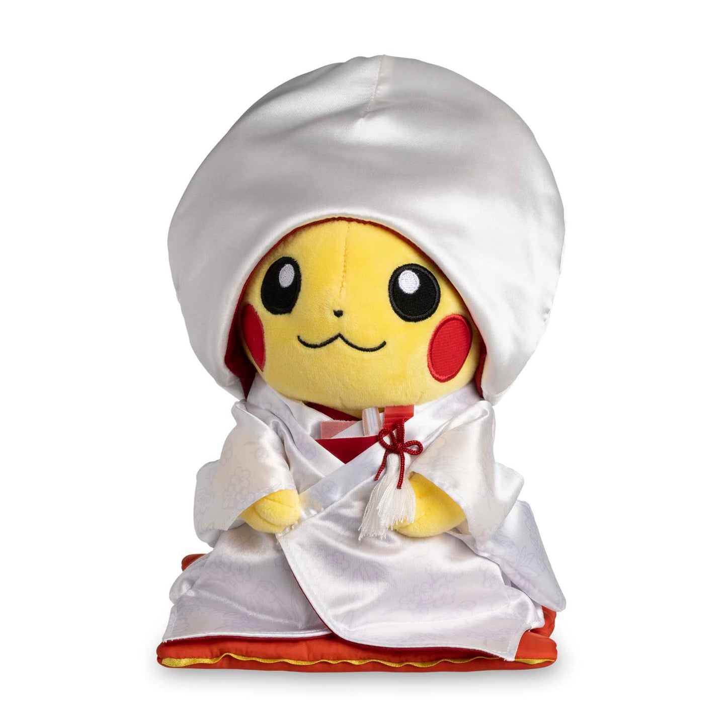 Pokemon Center -EXCLUSIVE- Pikachu Wedding Kimono (Female) Plush 9 1/4 inch