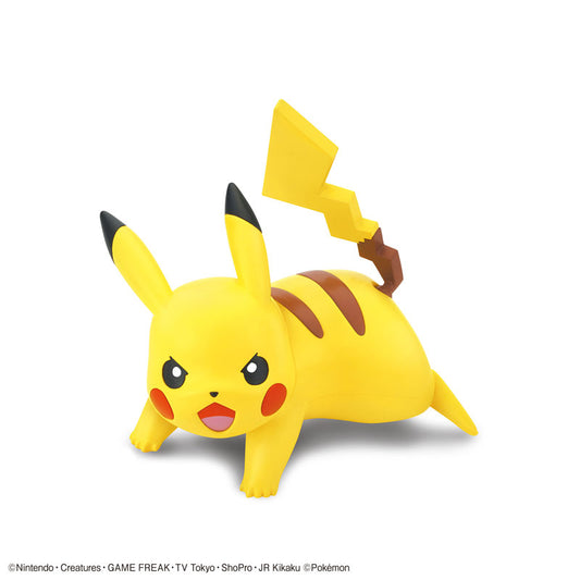 Pokemon Plamo Collection Quick!! 03 Pikachu (Battle Pose) Model Kit