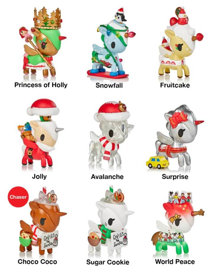 Tokidoki Unicorno Christmas Series 4 Blind Box